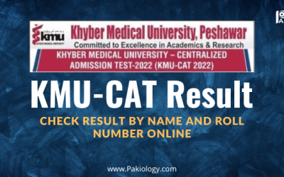 KMU CAT Result 2023 | By Name & By Roll Number