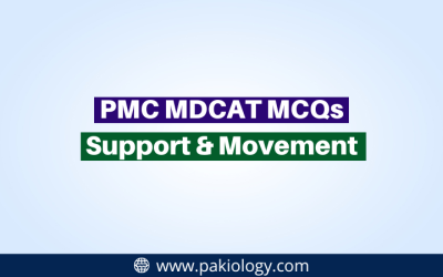 PMC MDCAT MCQs On Support & Movement