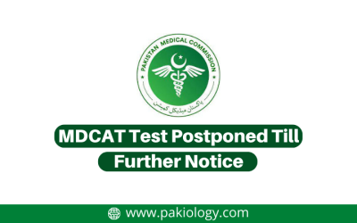 MDCAT Test Postponed Till Further Notice [PMC Latest News]