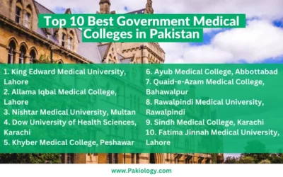 Top 10 Best Government Medical Colleges in Pakistan 2024