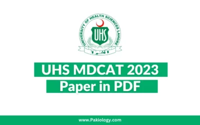 UHS MDCAT 2023 Paper in PDF: Download Free